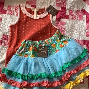 MATILDA JANE CHILDREN’S MATCHING SET SZ 6 BNWT